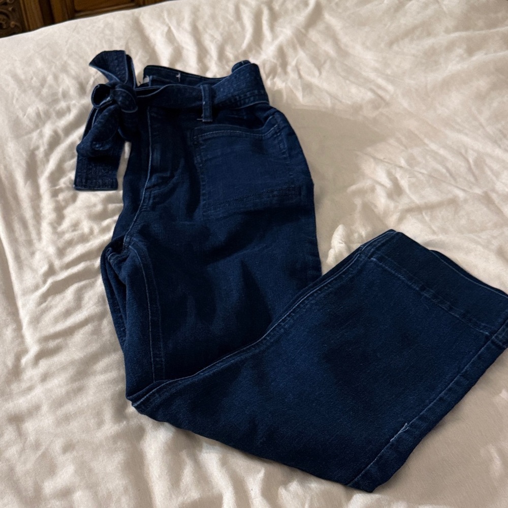 LOFT Dark Blue Women Jeans (Short)